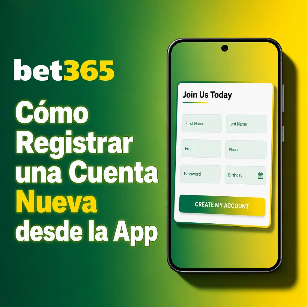 Pasos para registrarte en la app Bet365 desde tu celular y crear una cuenta nueva en Argentina