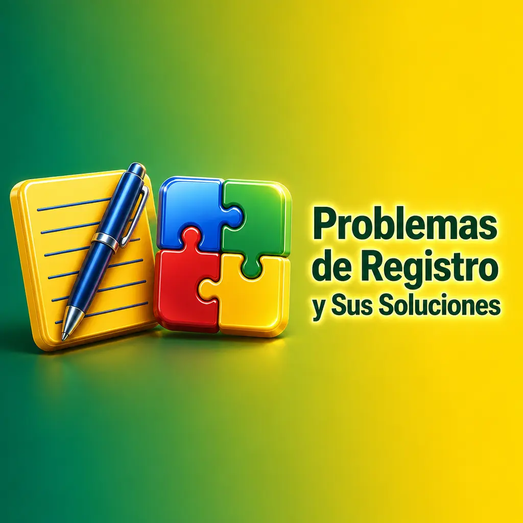 Tabla con problemas comunes de registro y sus soluciones: código SMS, email duplicado, DNI rechazado y más.
