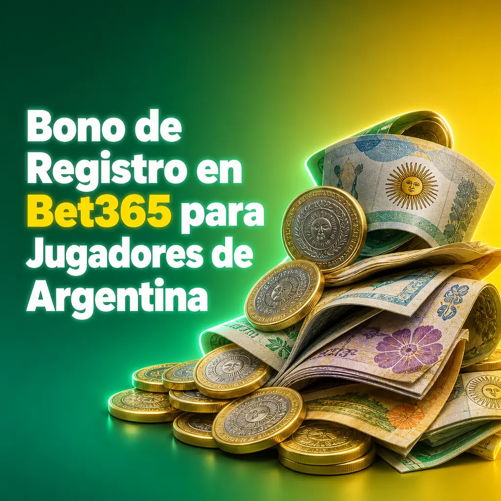 Bono de registro en Bet365 para jugadores de Argentina: 100% hasta 100.000 ARS más 500 giros gratis en tragamonedas