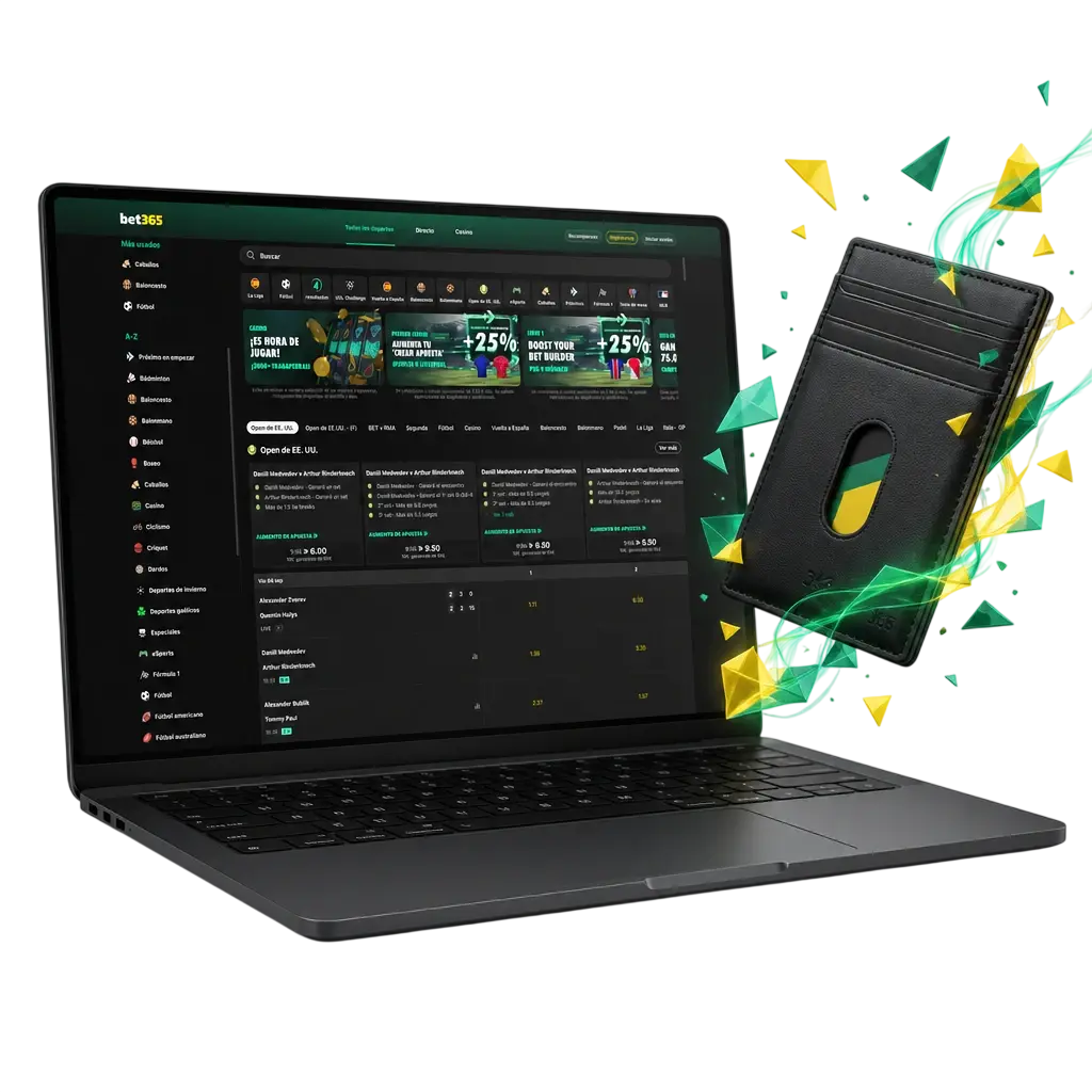 Métodos de depósito en Bet365 Argentina: VISA, Mastercard, Apple Pay y AstroPay para cargar saldo rápido y seguro.